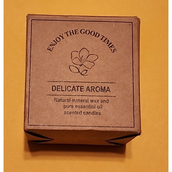 NEW Enjoy the Good Times Soy Wax Lavender Scented Humorous Quote Candle - Picture 3 of 5